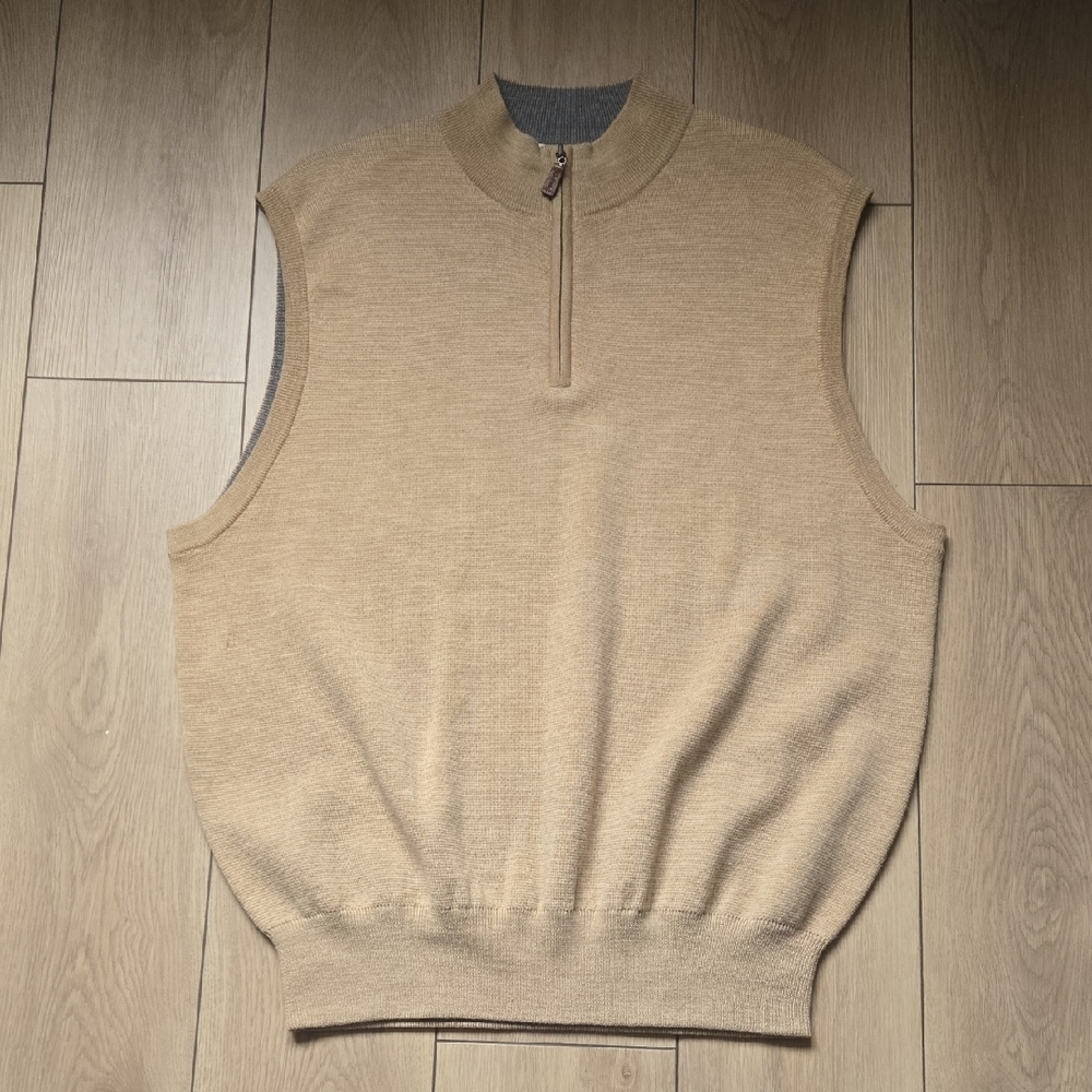 NWOT PETER MILLAR EXtrafine Italian Merino Vest Sz XXL